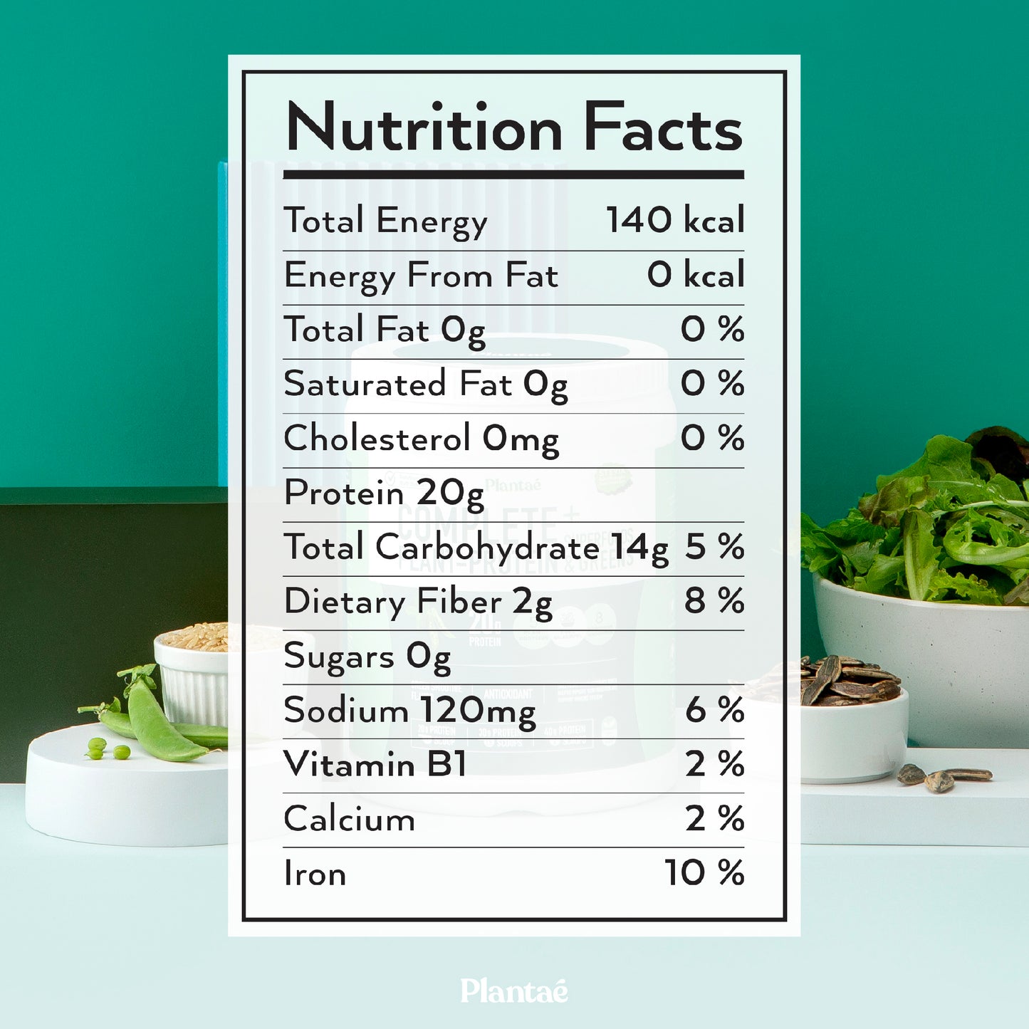Plantae Complete Plant Protein With SuperFoods And Greens