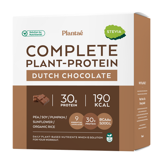 Plantae Complete Plant Protein Dutch Chocolate Travel Pack 8 Sachets